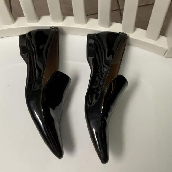 Calvin Klein Black Leather Loafers Flats - Picture 8 of 10